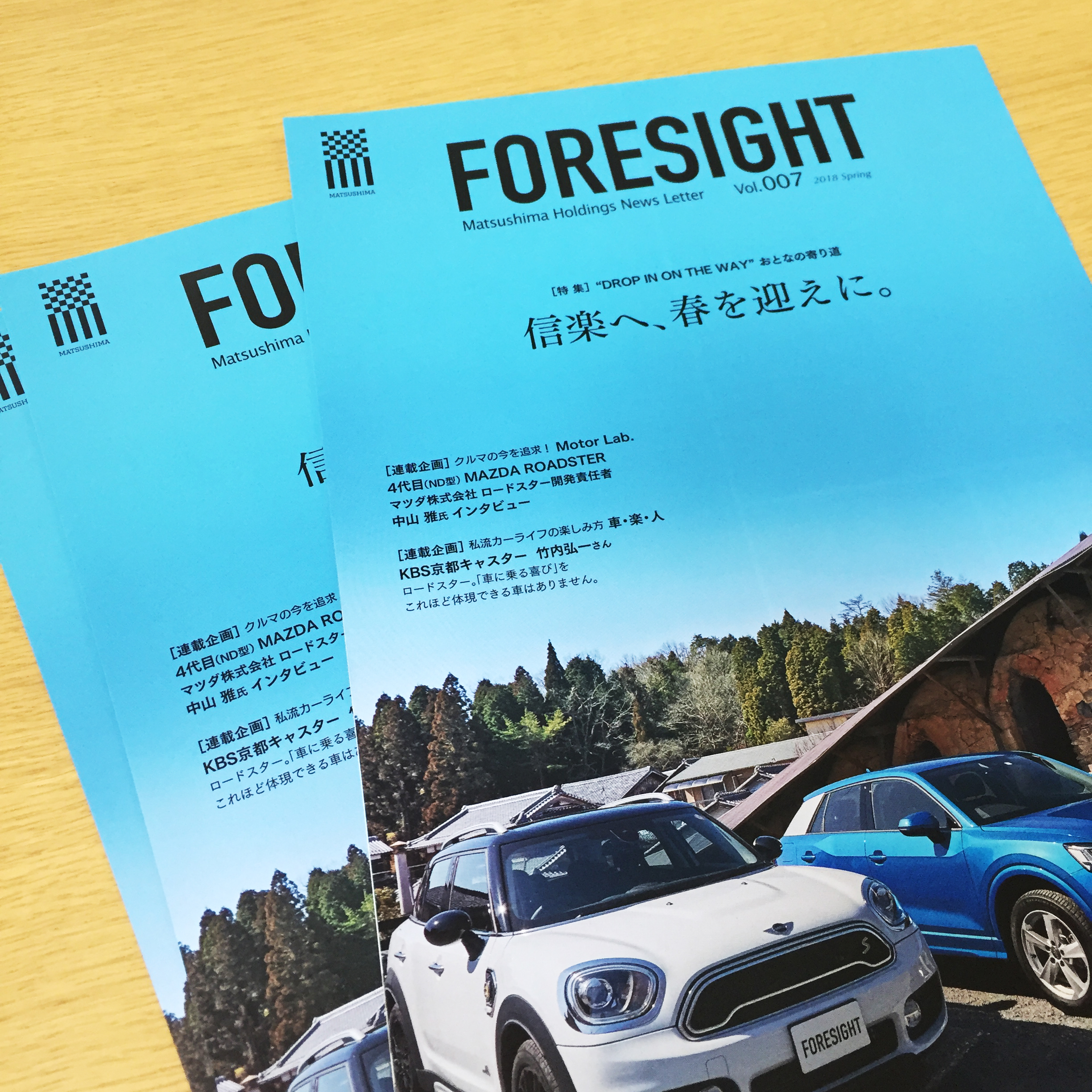 株式会社マツシマホールディングス：FORESIGHT NewsLetter Vol.007