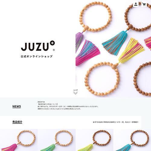 亀井珠数店：JUZU+ ECサイト